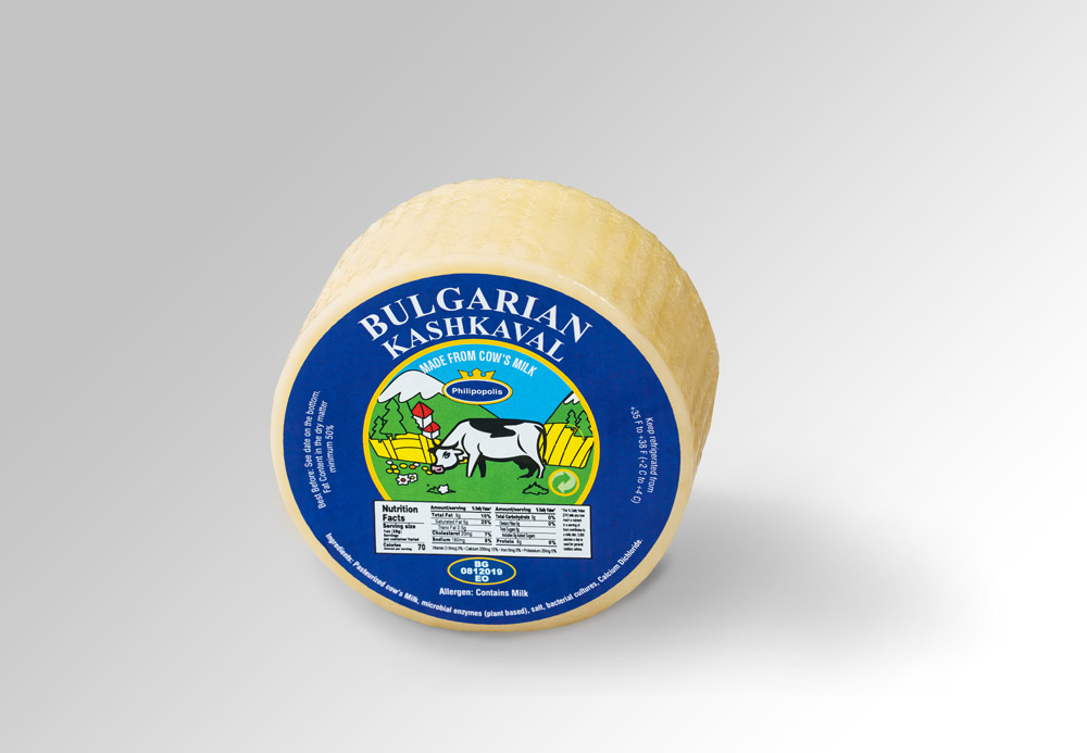 Kashkaval from cow’s milk ~ 430G (approx. weight)
